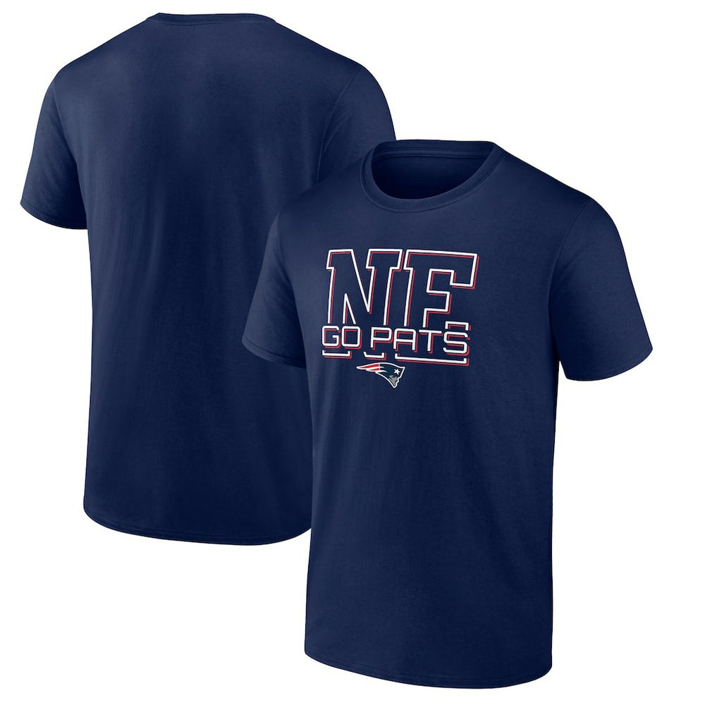 New England Patriots Route Runner T-Shirt - Navy T-shirts