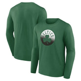 Boston Celtics Gradient Logo Long Sleeve T-Shirt Kelly Green