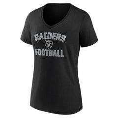 Las Vegas Raiders Victory Arch V-Neck T-Shirt - Black T-shirts