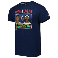 Zion Williamson & Brandon Ingram New Orleans Pelicans Homage NBA Jam Tri-Blend T-Shirt Navy
