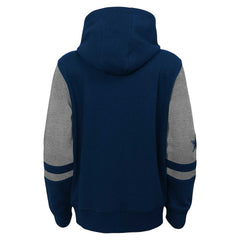 Dallas Cowboys Youth Colorblock Full-Zip Hoodie - Navy Hoodies