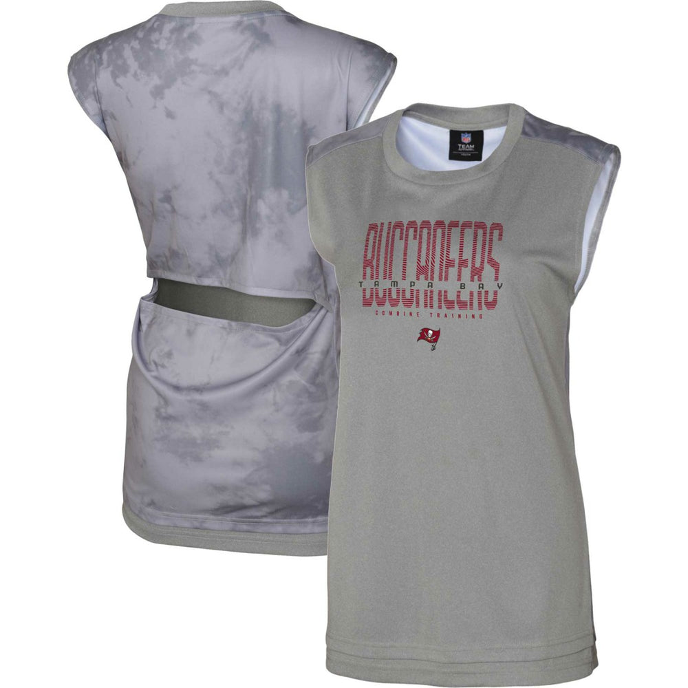 Tampa Bay Buccaneers Women's No Sweat Tank Top - Gray Tops