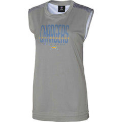 Los Angeles Chargers Women's No Sweat Tank Top - Gray Tops