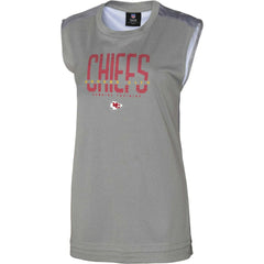 Kansas City Chiefs Women's No Sweat Tank Top - Gray Tops
