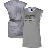 New Orleans Saints Women's No Sweat Tank Top - Gray Tops