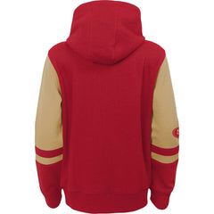 San Francisco 49ers Preschool Stadium Color Block Full-Zip Hoodie - Scarlet Hoodies