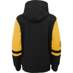 Pittsburgh Steelers Preschool Stadium Color Block Full-Zip Hoodie - Black Hoodies