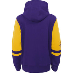 Minnesota Vikings Preschool Stadium Color Block Full-Zip Hoodie - Purple Hoodies