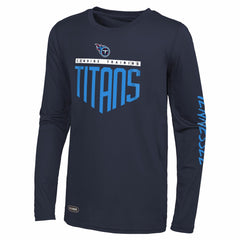 Tennessee Titans Impact Long Sleeve T-Shirt - Navy T-shirts