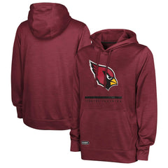 Arizona Cardinals Speed Drill Streak Pullover Hoodie - Cardinal Hoodies