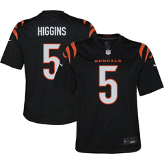 Tee Higgins Cincinnati Bengals Youth Game Jersey - Black Jerseys