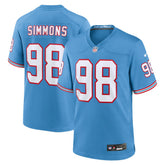 Jeffery Simmons Tennessee Titans Youth Game Jersey - Light Blue Jerseys