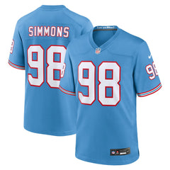 Jeffery Simmons Tennessee Titans Youth Game Jersey - Light Blue Jerseys