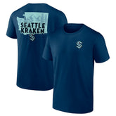 Seattle Kraken Territorial T-Shirt - Deep Sea Blue | US 5194608