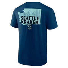 Seattle Kraken Territorial T-Shirt - Deep Sea Blue | US 5194608