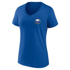 Buffalo Sabres Women's Territorial V-Neck T-Shirt - Royal | US 5194609