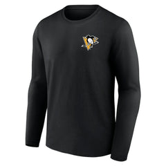 Pittsburgh Penguins Territorial Long Sleeve T-Shirt - Black | US 5194615