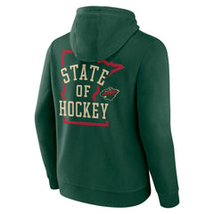 Minnesota Wild Territorial Pullover Hoodie - Green | US 5194617