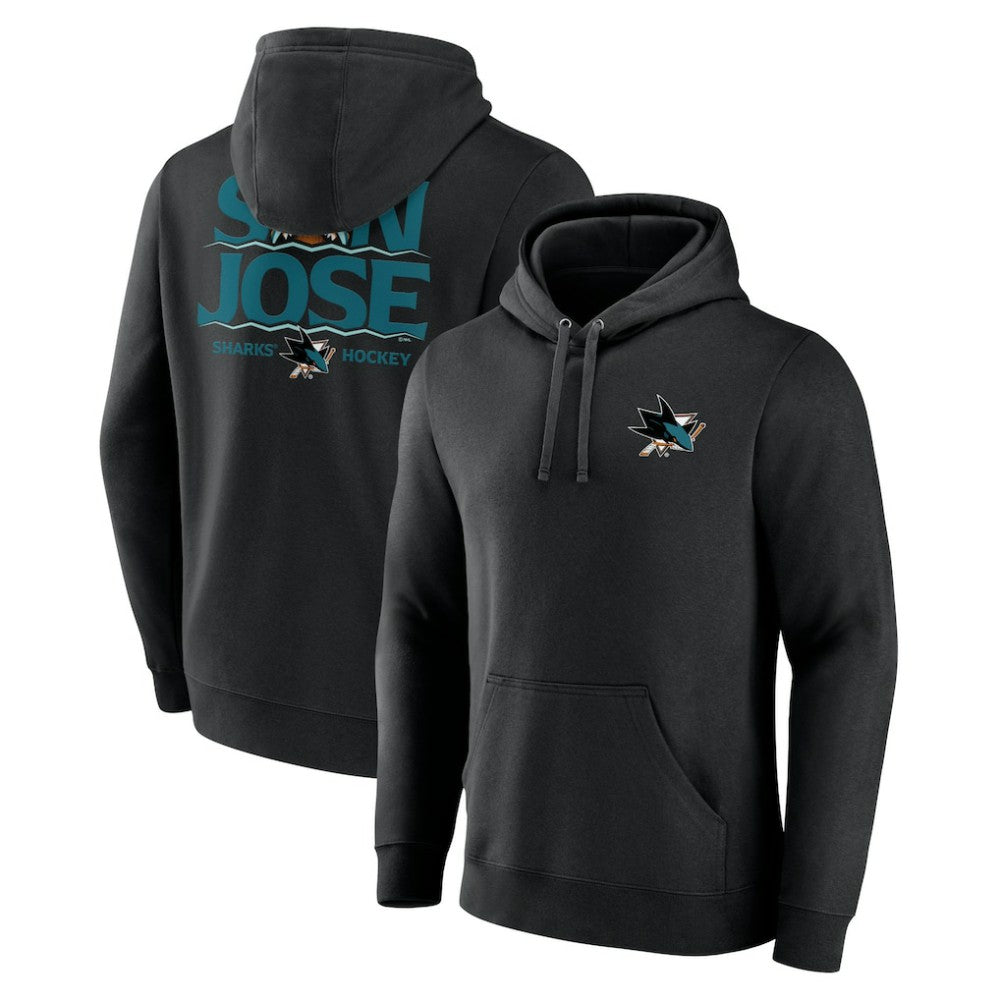 San Jose Sharks Territorial Pullover Hoodie - Black | US 5194620