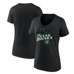 Dallas Stars Women's Represent V-Neck T-Shirt - Black | US 5195441