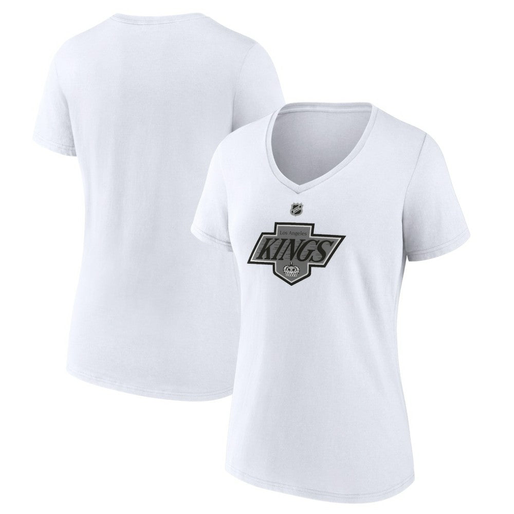 Los Angeles Kings Women's Alternate Logo V-Neck T-Shirt - White | US 5197029