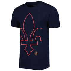 New Orleans Pelicans Stadium Essentials Unisex Element Logo Pop T-Shirt Navy