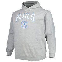 St. Louis Blues Fanatics Special Edition 2.0 Big & Tall Wordmark Pullover Hoodie - Heather Gray | US 5197721