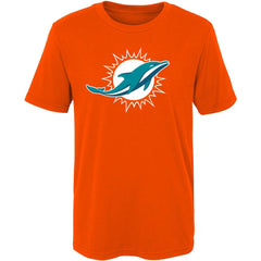 Miami Dolphins Preschool Primary Logo T-Shirt - Orange T-shirts