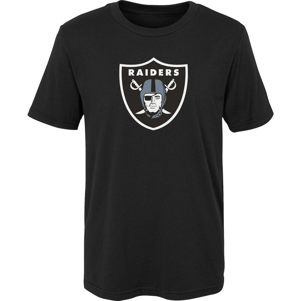 Las Vegas Raiders Preschool Primary Logo T-Shirt - Black T-shirts