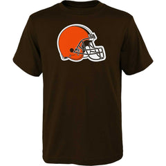 Cleveland Browns Youth Primary Logo T-Shirt - Brown T-shirts