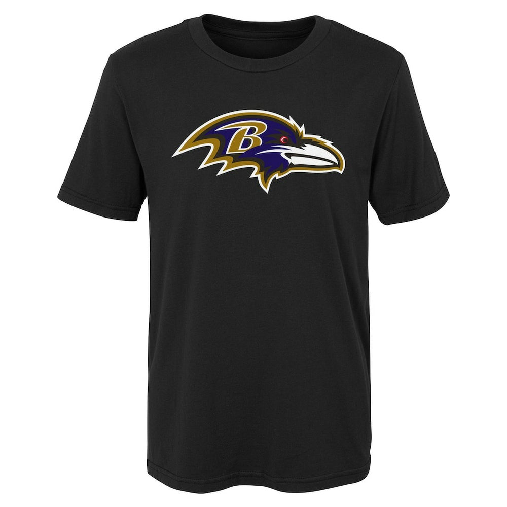 Baltimore Ravens Outerstuff Youth Primary Logo T-Shirt - Black T-shirts
