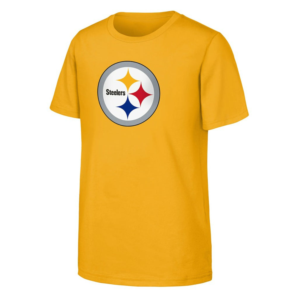 Pittsburgh Steelers Outerstuff Youth Primary Logo T-Shirt - Gold T-shirts