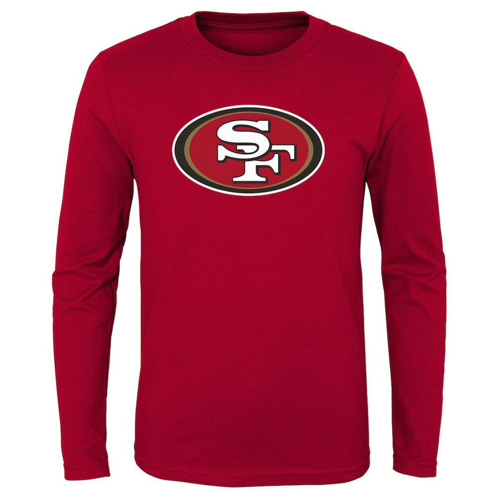 San Francisco 49ers Youth Primary Logo Long Sleeve T-Shirt - Scarlet T-shirts
