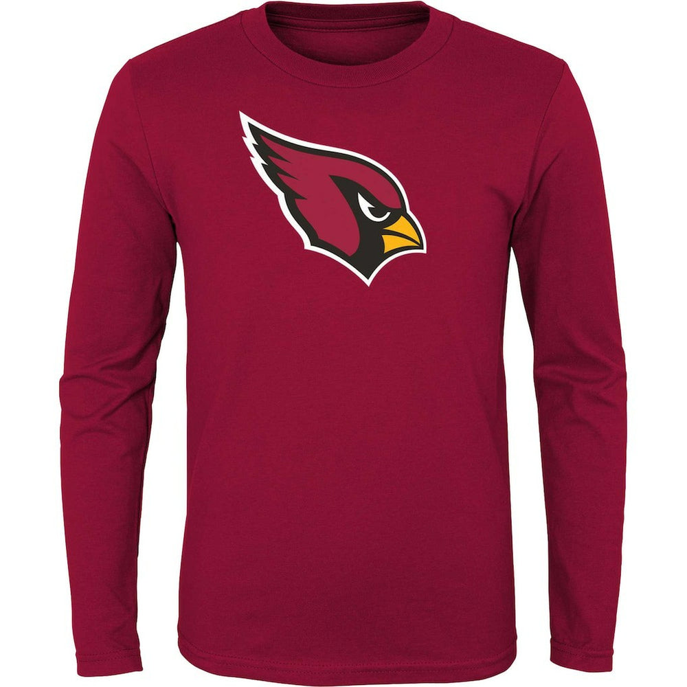 Arizona Cardinals Youth Primary Logo Long Sleeve T-Shirt - Cardinal T-shirts