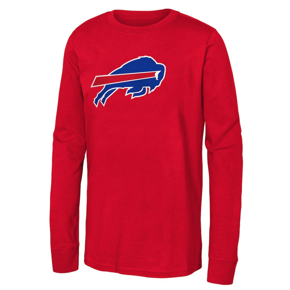 Buffalo Bills Youth Primary Logo Long Sleeve T-Shirt - Red T-shirts