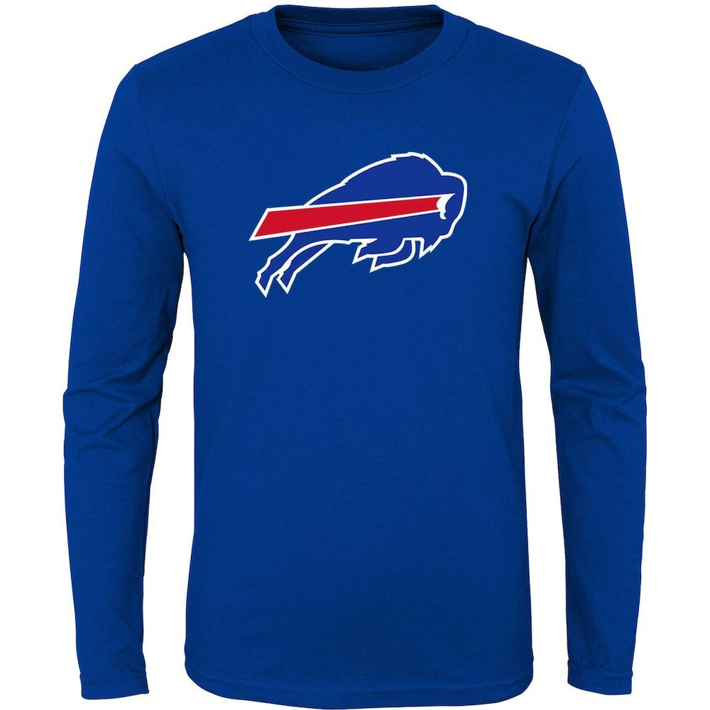 Buffalo Bills Youth Primary Logo Long Sleeve T-Shirt - Royal T-shirts