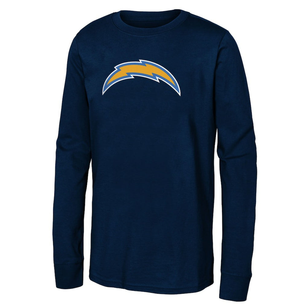 Los Angeles Chargers Youth Primary Logo Long Sleeve T-Shirt - Navy T-shirts