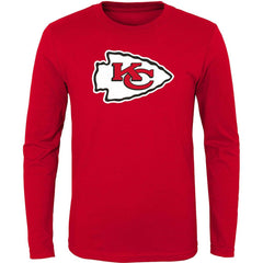 Kansas City Chiefs Youth Primary Logo Long Sleeve T-Shirt - Red T-shirts