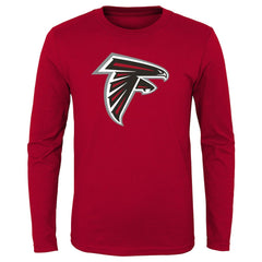Atlanta Falcons Youth Primary Logo Long Sleeve T-Shirt - Red T-shirts
