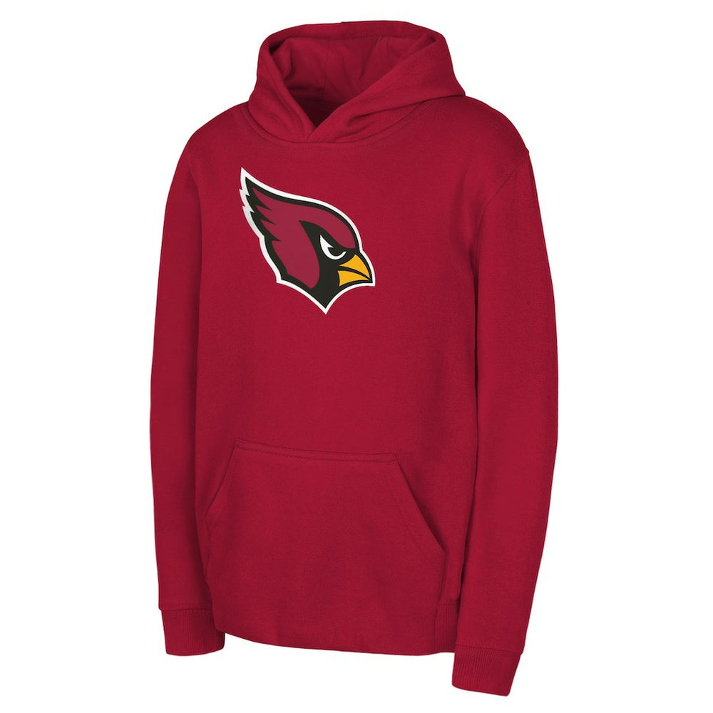 Arizona Cardinals Youth Team Logo Pullover Hoodie - Cardinal Hoodies
