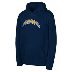 Los Angeles Chargers Youth Team Logo Pullover Hoodie - Navy Hoodies