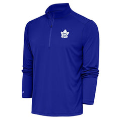 Toronto Maple Leafs Antigua Special Edition 2.0 Tribute Quarter-Zip Pullover Top - Royal | US 5205593
