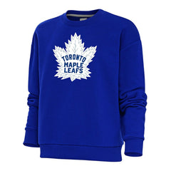 Toronto Maple Leafs Antigua Women's Special Edition 2.0 Victory Crewneck Pullover Sweatshirt - Royal | US 5206171