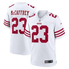 Christian McCaffrey San Francisco 49ers Game Player Jersey - White Jerseys