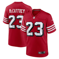 Christian McCaffrey San Francisco 49ers Alternate Game Player Jersey - Scarlet Jerseys