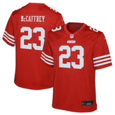 Christian McCaffrey San Francisco 49ers Youth Game Jersey - Scarlet Jerseys