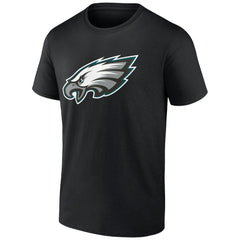 Jalen Hurts Philadelphia Eagles Icon Player Name & Number T-Shirt - Black T-shirts