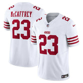 Christian McCaffrey San Francisco 49ers Vapor F.U.S.E. Limited Jersey - White Jerseys