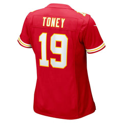 Kadarius Toney Kansas City Chiefs Women's Game Player Jersey - Red Jerseys