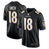 Roquan Smith Baltimore Ravens Alternate Game Jersey - Black Jerseys